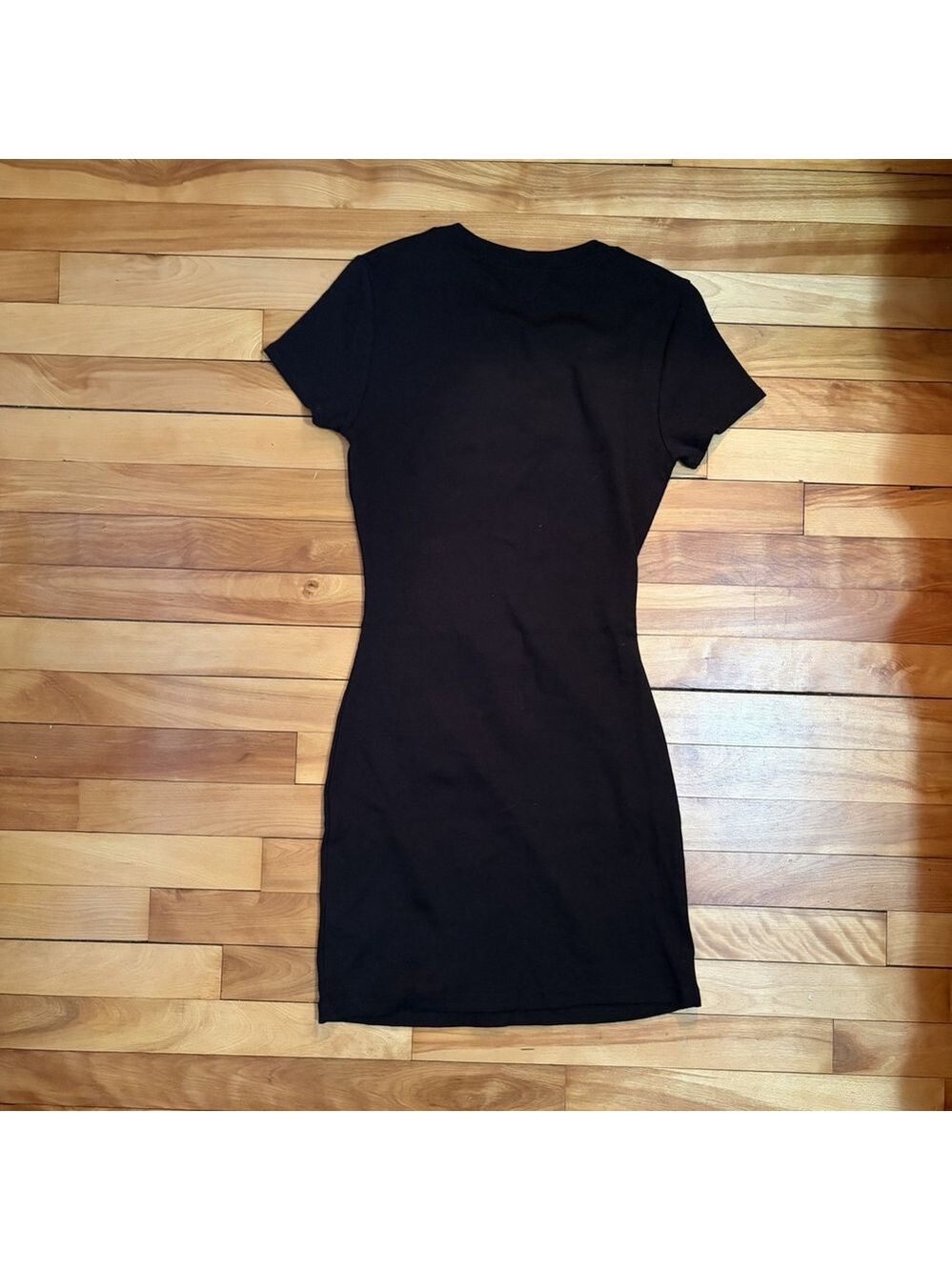 NWOT True Religion Ribbed Crystal Horseshoe Black Dress - Size Medium ✨ - Picture 2 of 8